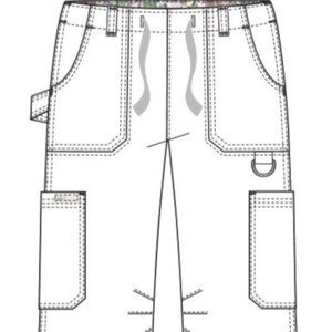 NWT Koi Lindsay Scrub Bottoms in Black, 5XL Average length